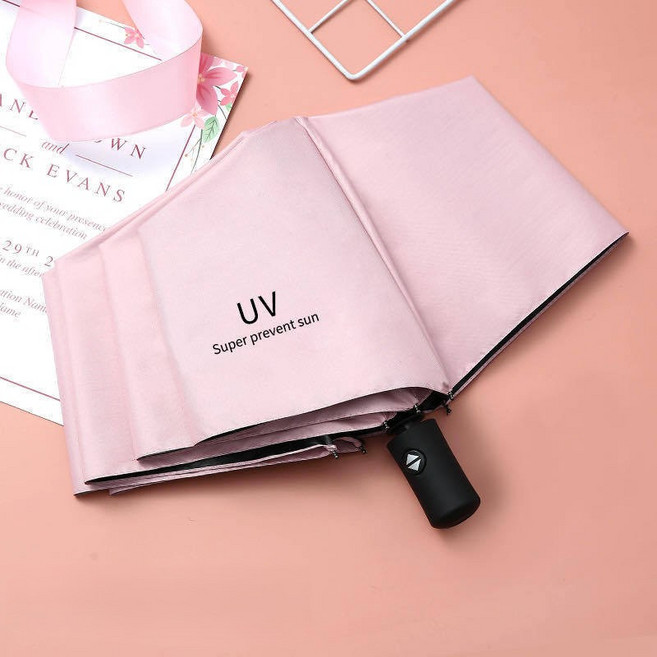 UV차단 방수 원터치 3단 접이식 휴대용 우양산