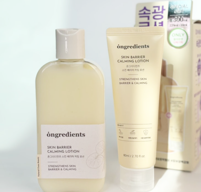 온그리디언츠 스킨 베리어 카밍 로션 ongredients skin barrier calming lotion 속광장벽 속광로션 수분로션 진정보습 본품+80ml 기획, 1개, 220ml