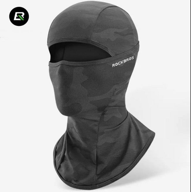 락브로스 스포츠 쿨 바라클라바 LF7162, 블랙, 1개