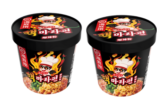 하이디라오 핵마라펀 컵라면 100g, 2개