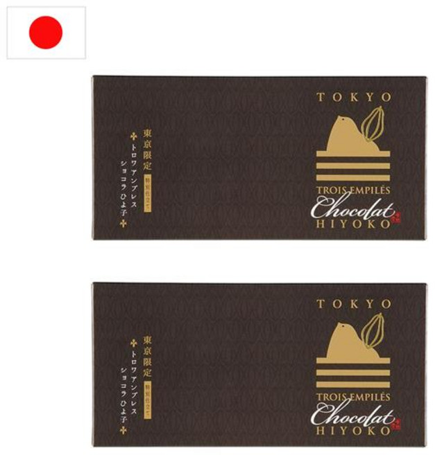 일본 도쿄 후쿠오카 히요코 명과 병아리 만쥬 빵 쇼콜라 160g 3개입 2개