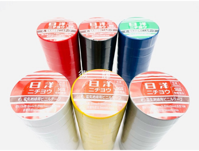 [德輝五金] 日洋 電火布 pvc 絕緣膠帶 隔電膠帶 10入 透明, 1個, 1'透明(10入)