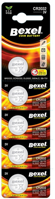 벡셀 CR2032 5개입 리튬건전지 코인건전지, 1개
