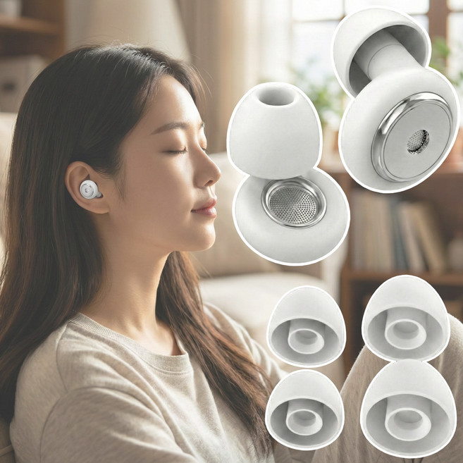 원앤미 소음 차단 수면 귀마개, 1세트, 1쌍