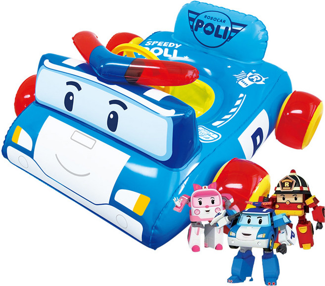 [위니코니] 폴리 스피드 쿠션보행기/ 유아용 튜브, 블루, 1개