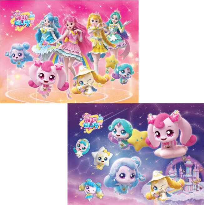 슈팅스타 캐치티니핑 판퍼즐 2종세트, 신세계, 유니콘