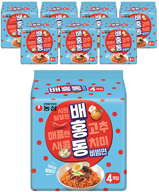 농심 배홍동비빔면 137g 32개
