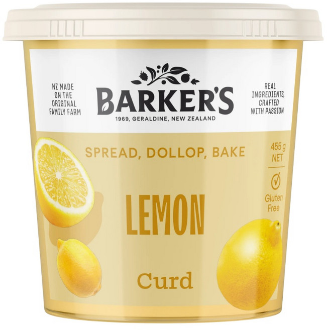 바커스 레몬 커드 Barkers Lemon Curd, 0, 1개, 455g