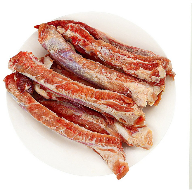 (배터짐) 영양만점 돼지갈비뼈 2kg 수제간식 강아지껌 대형견껌 강아지간식, 1개, 갈비맛