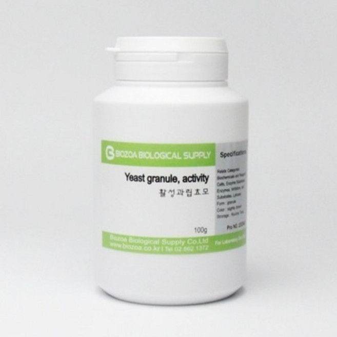 Yeast Granule activity 활성건조효모 100g 실험용효모