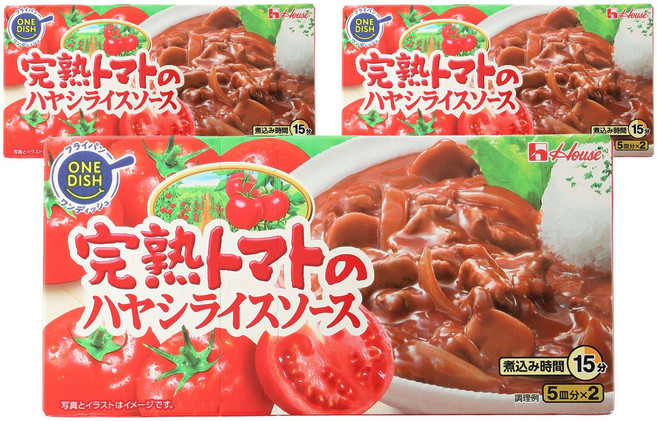 완숙 토마토 하야시라이스 소스 기타즉석식품, 3개, 184g