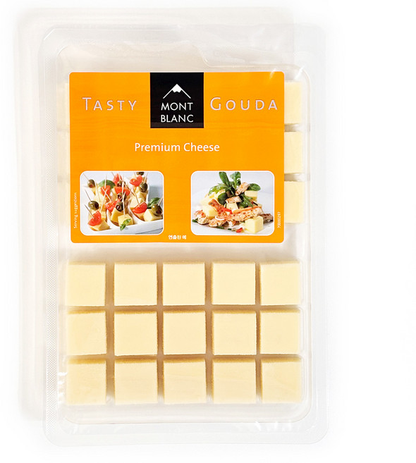 몽블랑 큐브치즈 까망베르 에멘탈 대용량 고다 체다 와인안주 220g, 1개