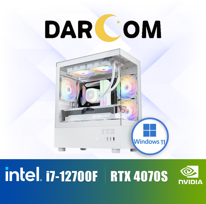 달컴 윈도우탑재 게이밍 조립PC 롤 발로란트 서든어택 오버워치2 배그, i7-12700F, 지포스 RTX 4070 Ti, 32GB, 1TB, WIN11 Home