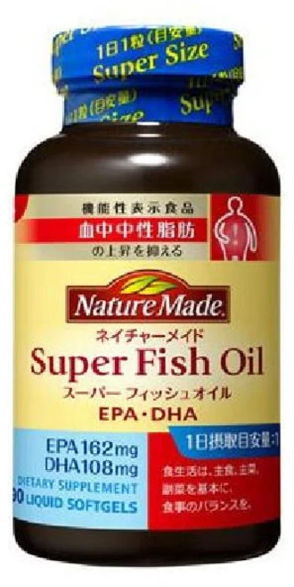 네이처메이드 슈퍼 피쉬오일(EPA DHA) 90정, 1세트 - 쿠팡