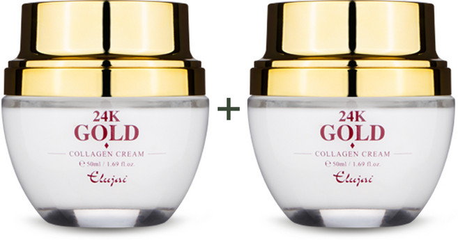 1+1 엘루자이 24K 골드 콜라겐 영양크림 50ml, 1개