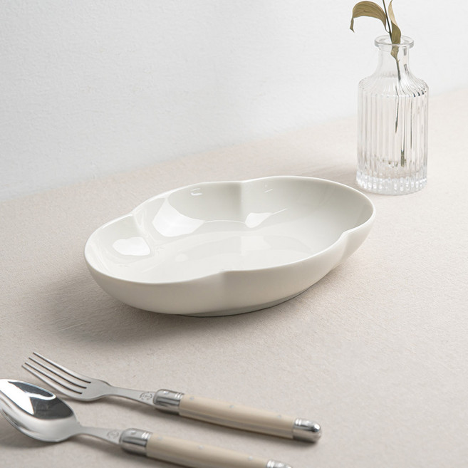 시라쿠스 네이처 프리즈 플레이팅 그릇 타원볼, 프리즈(유광), 1개