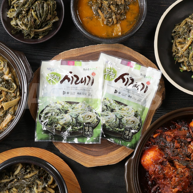 [인포벨]TV홈쇼핑정품 애드크로스 집밥한끼 양구 어린무청 펀치볼 시래기 시레기 자연 건조 삶은 부드러운, 1세트, 1.6kg