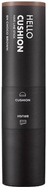 미쟝센 헬로쿠션 헤어라인 스틱, 1개, 6N초코브라운