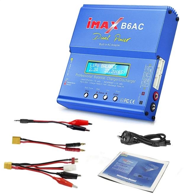 HTRC iMAX B6 80W RC 충전기 리포 니켈수소 리튬이온 니켈카드뮴 배터리 방전기 15V 6A 어댑터 포함 밸런스, 01 China Mainland, 09 IMAX B6AC AU PLUG