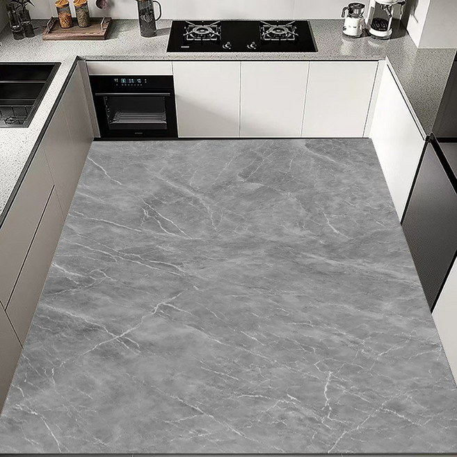 혜신 특대형 대형 빨아쓰는 규조토 주방 발매트 두꺼운 방수 대리석, T03, 1개