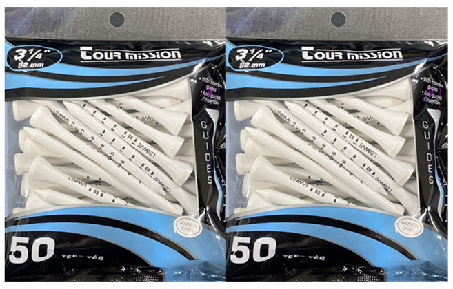 위너리스 플라이 대나무 골프티 100P 우드티