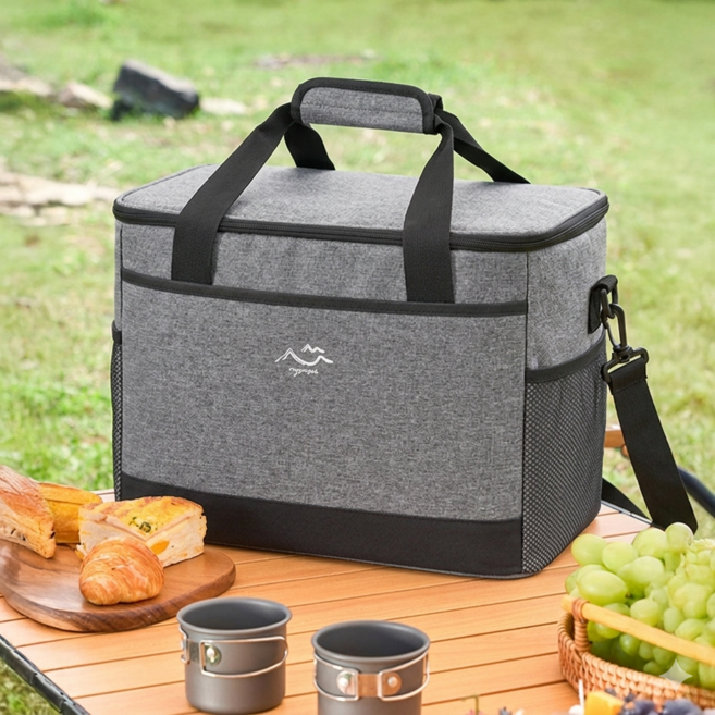 비바띵즈 보냉백 대형 아이스 방수 30리터, 30L, 그레이