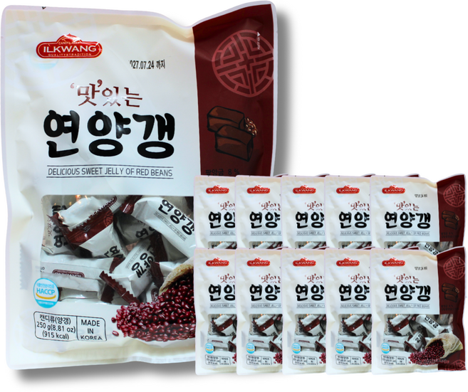 일광제과 맛있는 연양갱, 250g, 10개
