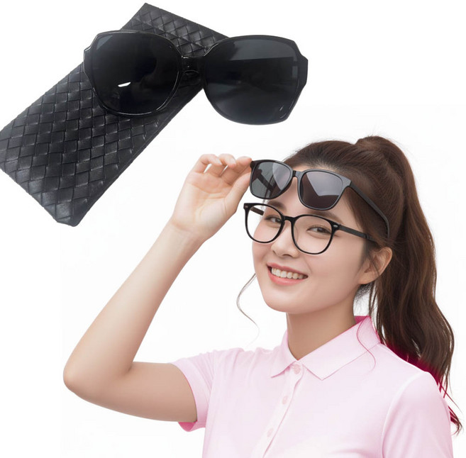 깔끔더하기 안경위에 쓰는 편광 선글라스 덮경