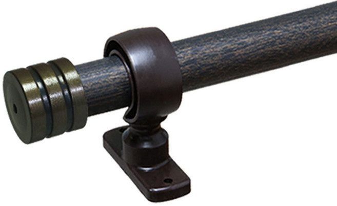 한국레일갤럭시 25mm 갤럭시 커튼봉 커텐봉, 흑동