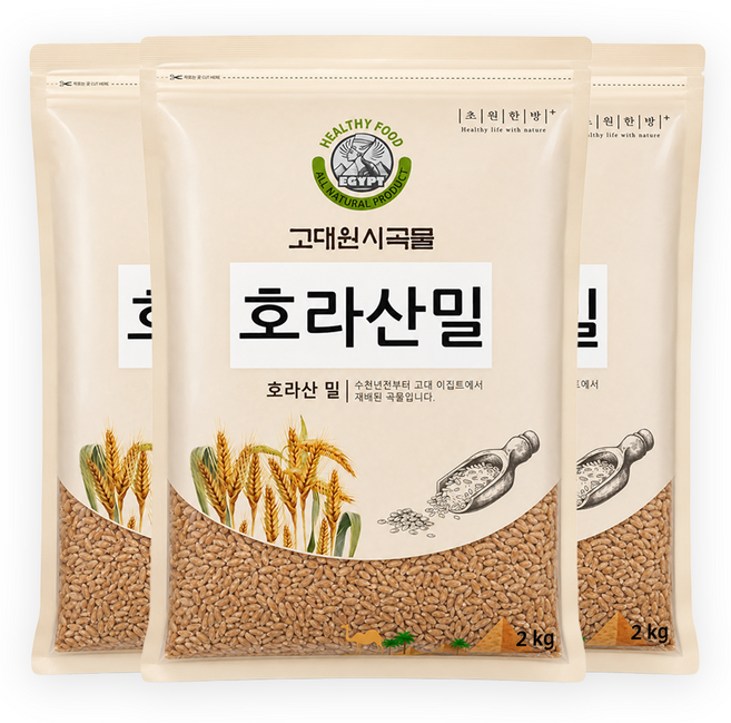 고대곡물 정품 카무트쌀, 3개, 2kg