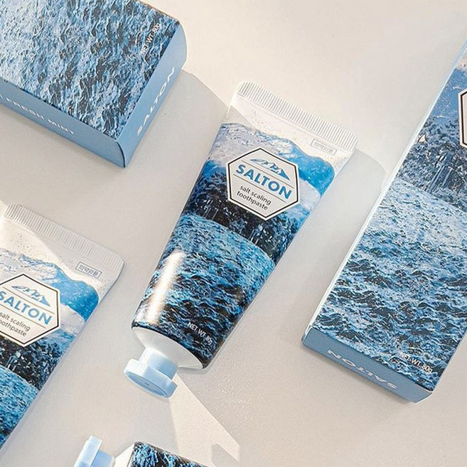 SANS 프리미엄 천연 소금 식약처 인증 솔트온 치약, 3개, 80g