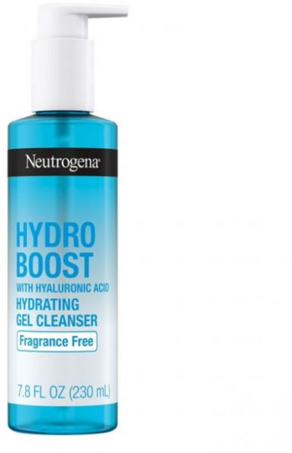 뉴트로지나 하이드로 부스터 히알루론산 젤 훼이셜 크렌저 페이스 워시 무향 7.8 온즈, 1, 1개, 230ml