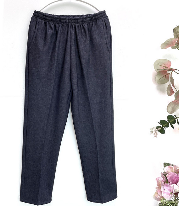 국민할매 할머니옷 도톰 안감퍼 기모베이직 밴딩바지[SH-661] 겨울바지 고무줄바지 요양원옷