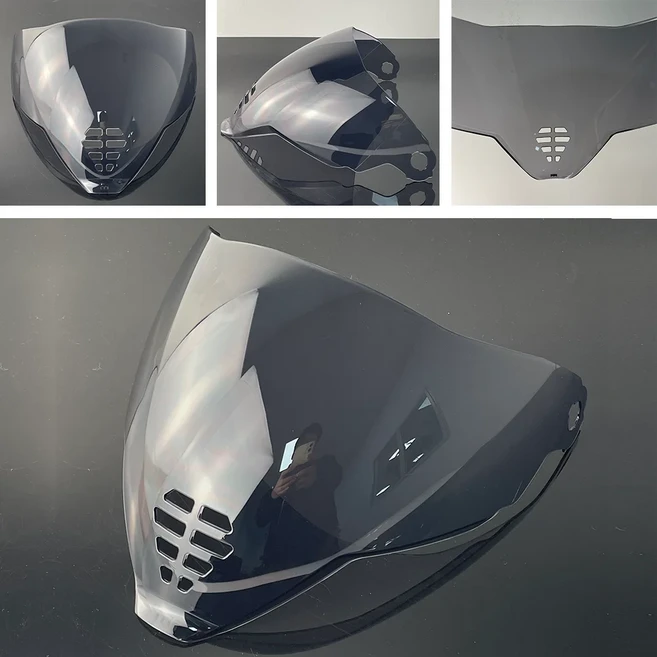 ICON Airflite 헬멧 바이저 페이스 실드 내부 코팅 내구성 높은 품질의 액세서리, 01 Light Black