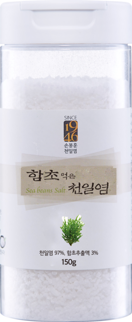 [손봉훈천일염] 솔트레인보우 함초 천일염, 1개, 150g