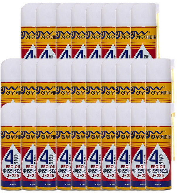정우케미칼 이이오 방청제 녹방지 윤활제 전문가용 방청윤활제 (j-225 420mL), 28개