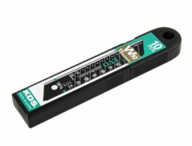 KDS 커터날-초강력흑색 LB-10BWZ 0.5T/110/18mm(15칸), 흑색, 1개