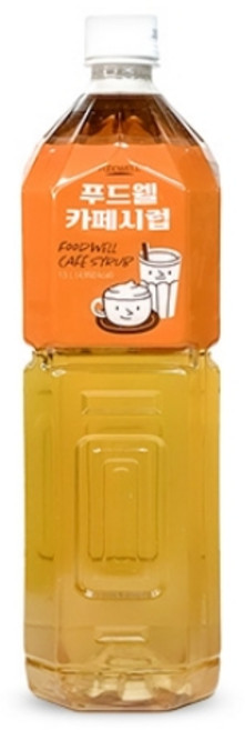 푸드웰 카페시럽, 6개, 1.5L