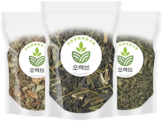 오허브 어성초 자소엽 녹차 세트 400g 어자녹차, 1개, 단품