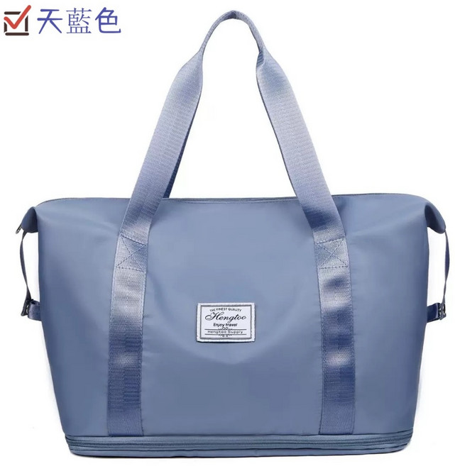 出遊必備旅行拓展包 大容量旅行包 防潑水乾溼分離手提袋 行李箱外掛收納袋 媽咪包 行李袋 旅行袋