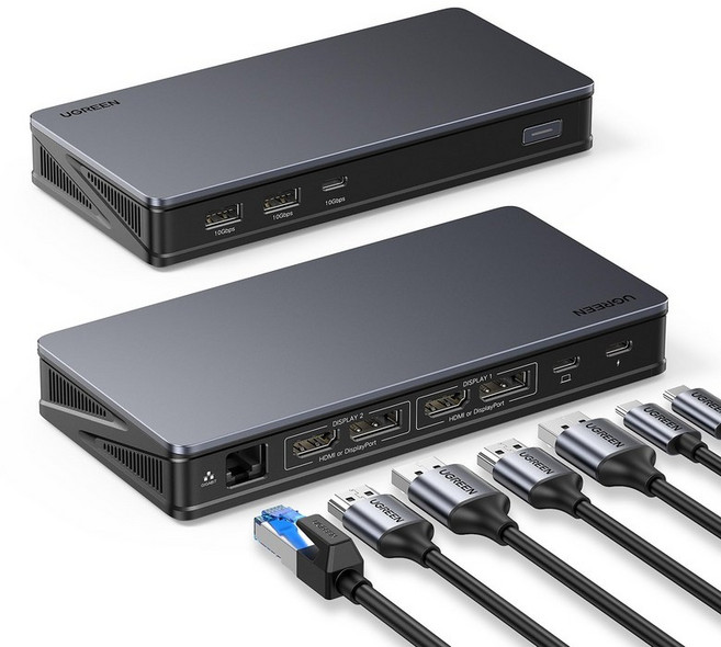 UGREEN Revodok Pro 209 도킹 스테이션 USB-C 허브, 1개