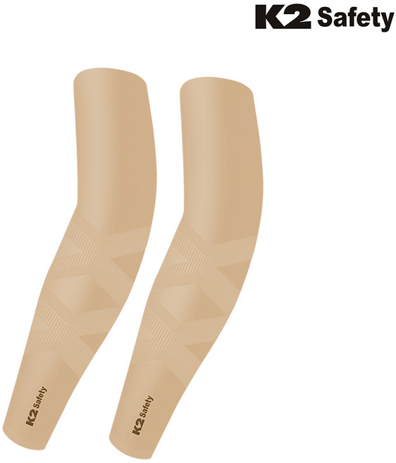 K2 safety 2x핏 쿨토시 자외선차단 팔토시 여름토시, 베이지2p, 1세트