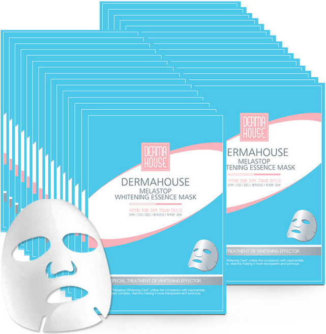 멜라스톱 화이트닝 에센스 마스크30ml 30매 / 미백 잡티관리 칙칙한피부 보습 영양, 1개입, 30개