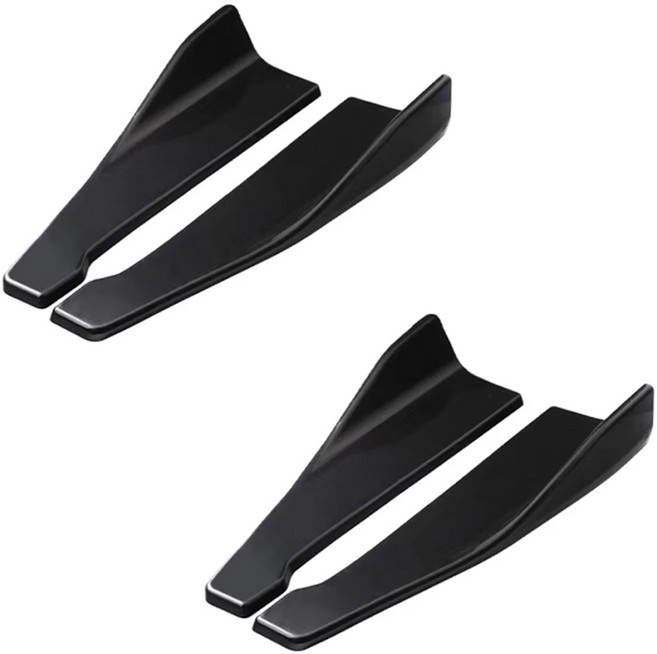 킹콩 전차종 공용 만능 튜닝 립댐, 유광블랙47cm, 2세트