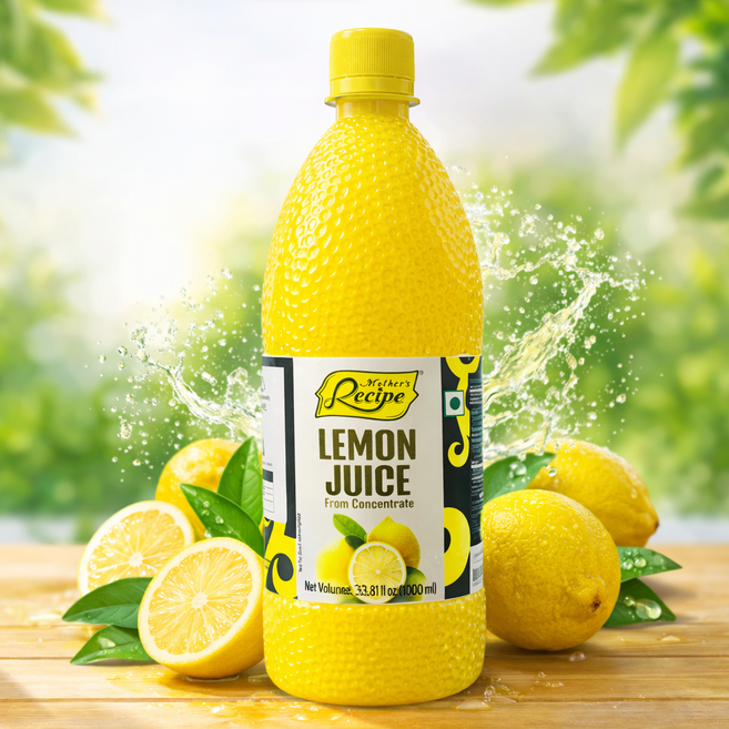마더스레시피 레몬주스 레몬착즙, 1개, 1L