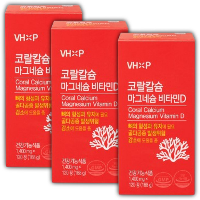 칼마디 여성 골다공증 뼈영양제 코랄칼슘 700 마그네슘 플러스 비타민D 영양제, 60정, 4박스