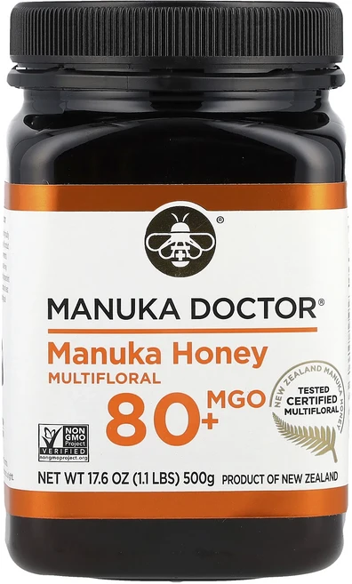 몸관리하세요 겨울입니다 Manuka Doctor 마누카 꿀 잡화꿀 MGO 80+ 500g(17.6oz) 특별관리진행, ManukaDoctor마누카꿀잡화꿀MGO80500g17 - 쿠팡