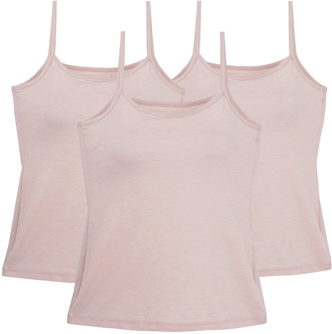 판도라by비비안 폴리에스터 스판 끈런닝 3매