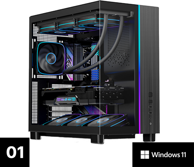 페이버 스텔라 게이밍컴퓨터 | 게임용컴퓨터 | 고사양 컴퓨터 | 컴퓨터추천 | 조립PC | 빠른부팅 안정성 | WIFI | DDR5, 윈도우 11 홈, 500GB, 16GB, 인텔 UHD Graphics 730, [Intel] Ultra 5-225F