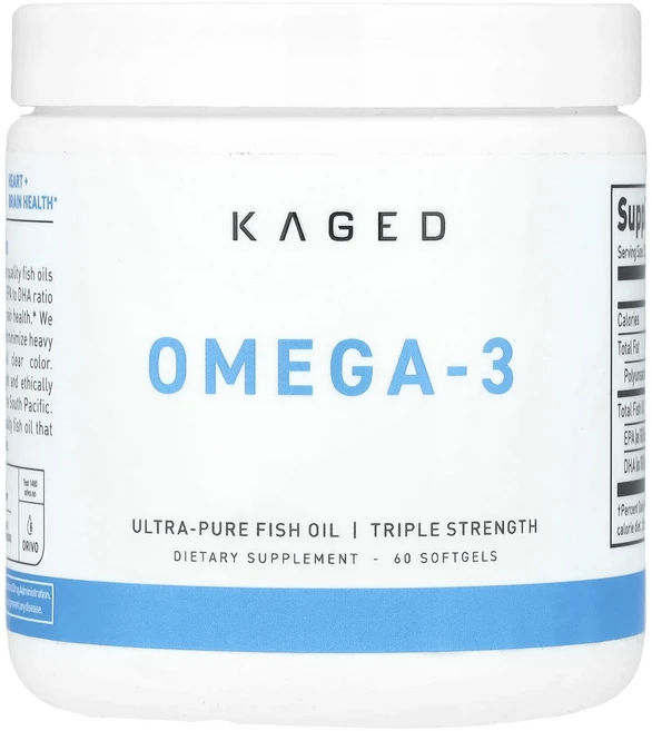 새해 첫좋은선물 Kaged 오메가3 3배 강도 소프트젤 60정 제대로 할인합니다, 1개 - 쿠팡